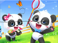 Jogo Quebra-cabeça: passeio de primavera do Bebê Panda  online