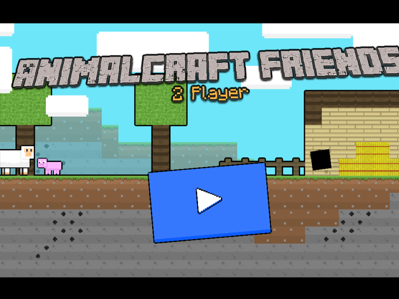 Jogo AnimalCraft Friends 2 jogadores  online