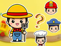 Jogo Questionário para crianças: desafio de trabalho 3  online