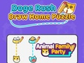 Jogo Doge Rush: Desenhe o quebra-cabeça doméstico  online