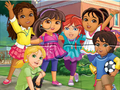 Jogo Quebra-cabeça: Dora na cidade  online