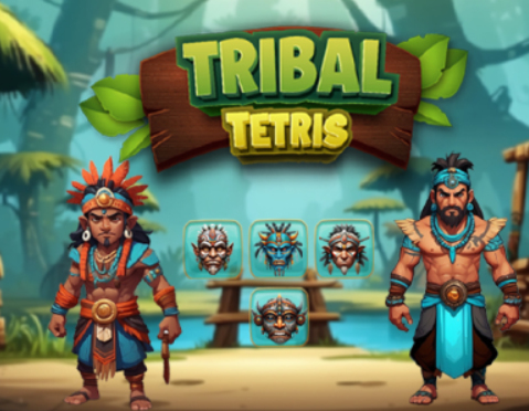 Jogo Tetris Tribal  online