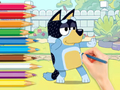 Jogo Livro para colorir: Bluey e Bingo  online