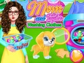 Jogo Mamãe e Taylor lavando roupas  online