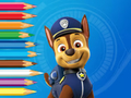 Jogo Livro para colorir: Paw Patrol Chase  online