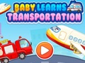 Jogo Bebê aprende transporte  online