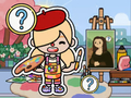 Jogo Questionário infantil: pequeno pintor  online