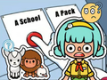 Jogo Questionário infantil: ligue para nós por grupo  online