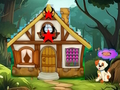 Jogo Fuga do bangalô na floresta  online