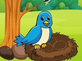 Jogo Ajude a Mãe Pássaro  online