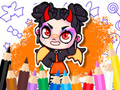 Jogo Livro para colorir: Avatar World Cute Devil  online