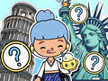 Jogo Questionário infantil: viagens pelo mundo  online