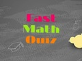 Jogo Teste rápido de matemática  online