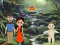 Jogo Par escapou de uma floresta aterrorizante  online