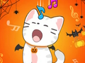Jogo Dueto de gatos Halloween música de gato  online