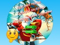 Jogo Quebra-cabeça redondo Colete fotos engraçadas de Natal  online