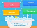 Jogo Questionário infantil: truque ou curiosidades  online