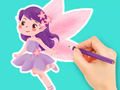 Jogo Livro para colorir: Fada das Flores  online