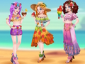 Jogo Roupa feminina havaiana  online