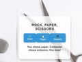 Jogo Tesoura de papel pedra  online