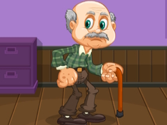 Jogo Encontre os dentes artificiais do vovô  online