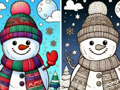 Jogo Livro para colorir inverno  online