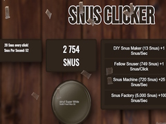 Jogo Clicker SNUS  online