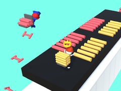 Jogo Corrida de empilhamento de escada  online