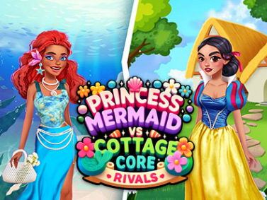Jogo Princesa Cottage Core vs Mermaid Core Rivais  online