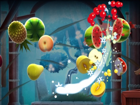 Jogo Fatiar frutas  online