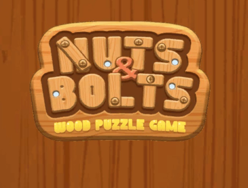 Jogo Jogo de quebra-cabeça de madeira com porcas e parafusos  online