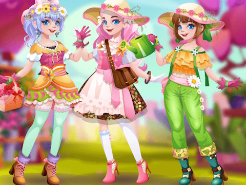 Jogo Jardineiro de flores adolescente  online