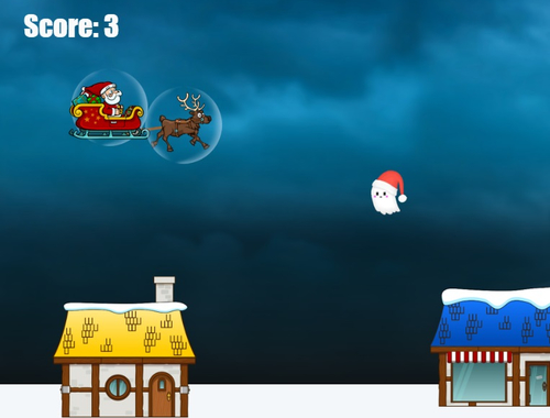Jogo Jogo de vôo do Papai Noel  online