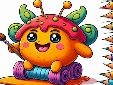 Jogo Livro para colorir Sprunki  online