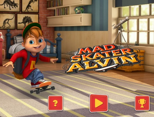 Jogo Patinador Louco Alvin  online