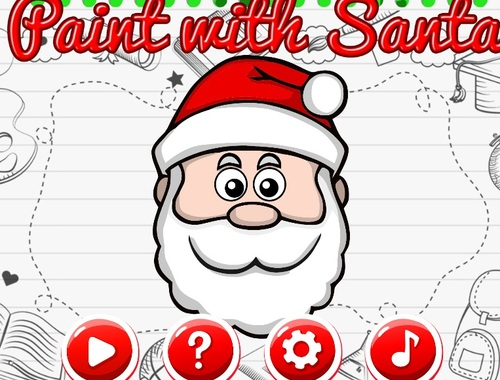 Jogo Pintar com Papai Noel  online