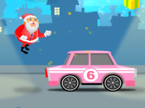 Jogo Corrida do Papai Noel  online