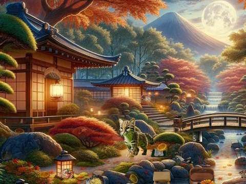 Jogo Segredos escondidos do jardim japonês  online