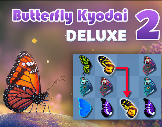 Jogo Borboleta Kyodai Deluxe 2  online