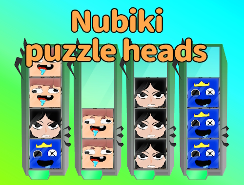 Jogo Cabeças de quebra-cabeça Nubiki  online