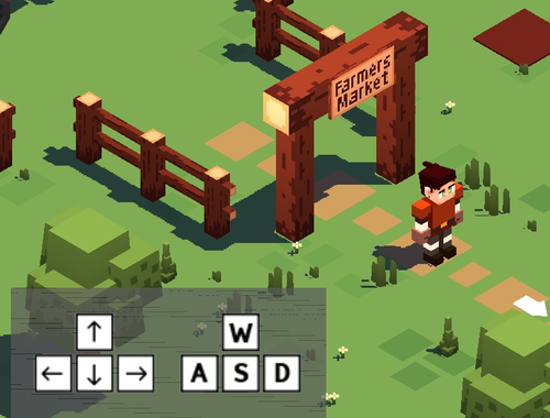 Jogo Mercado de agricultores Apple Knight  online