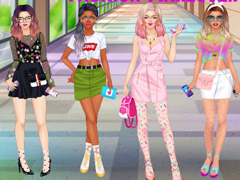 Jogo Equipe de meninas universitárias reforma de moda  online