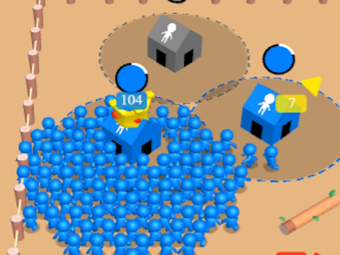 Jogo Multidão Gigante io: Captura de Casa  online