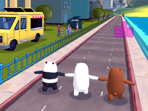 Jogo Nós Bare Bears Urso Parkour  online