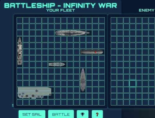 Jogo Guerra Infinita do Encouraçado  online