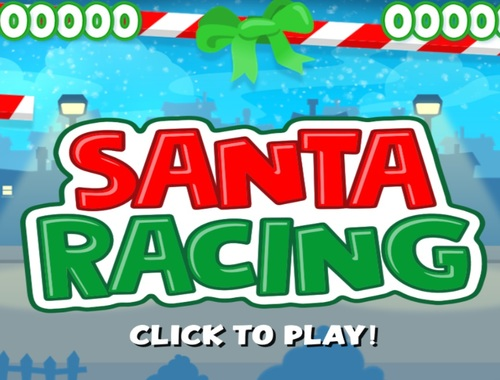 Jogo Corrida do Papai Noel  online