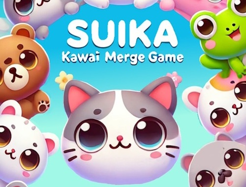 Jogo Jogo de mesclagem Suika Kawaii  online
