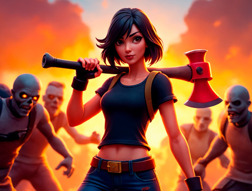 Jogo Loop Sobreviventes Cidade Zumbi  online