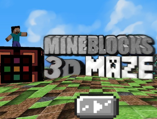 Jogo Labirinto 3D MineBlocks  online