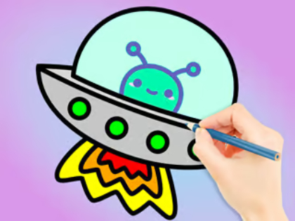Jogo Livro para colorir: Galaxy Wander  online